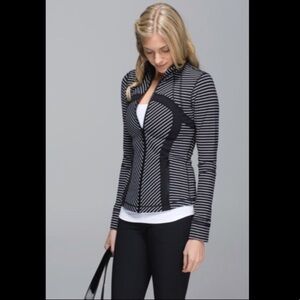 Lululemon • Parallel Stripe Define Jacket-size 8